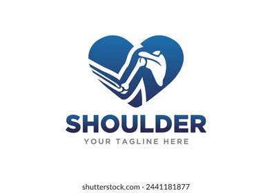Shoulder Surgery Orthopedic Logo Design vector icon symbol illustrations. A multifunctional logo that can be used in many doctor medical health business companies and services. It is ready to print.