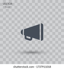 Shout icon. Vector illustration EPS 10