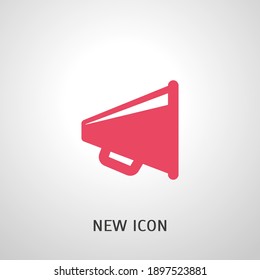shout icon. Vector illustration EPS 10.