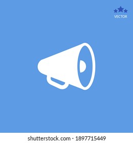 shout icon. Vector illustration EPS 10.