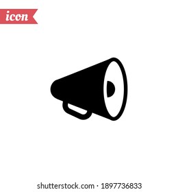 shout icon. Vector illustration EPS 10.