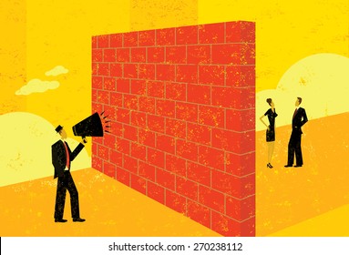 Talking To A Brick Wall Images Stock Photos Vectors Shutterstock