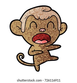 Tanzen des Cartoon-Affen