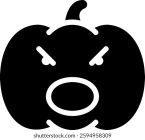 shouting glyph icon illustration vector