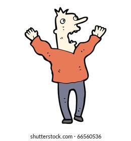 shouting man cartoon