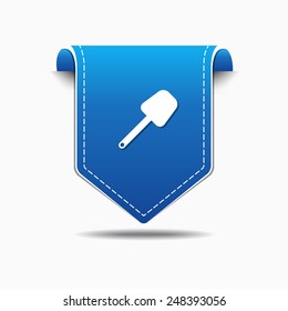 Shoval Blue Vector Icon Design