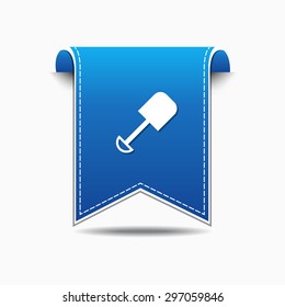 Shoval Blue Vector Icon Design