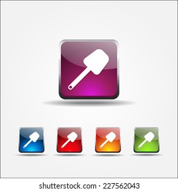Shoval Colorful Vector Icon Design