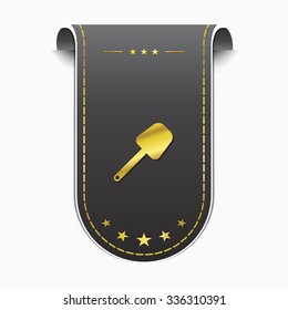 Shoval golden Vector Icon Design