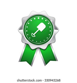 Shoval Green Vector Icon Design