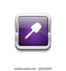 Shoval Purple Vector Icon Button
