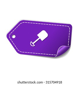 Shoval Violet Vector Icon Design