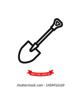 shove icon vector logo template 