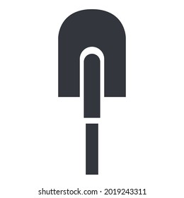 Shovel Basic Icon. Vector Symbol of Gardening Work