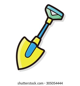 Shovel color doodle