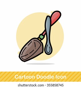 Shovel color doodle