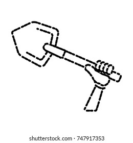 Shovel construction tool