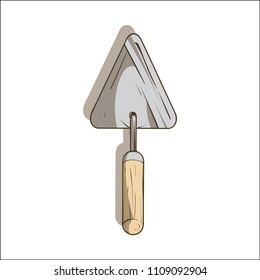 Shovel. Construction Tools in Vector Illustration.