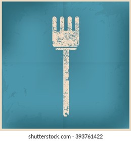 Shovel design on old background,vector