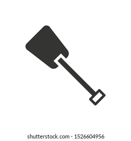 shovel digger icon vector Shovel holding in hand. Gardening, agriculture, planting concept. Dig the ground
