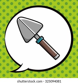 Shovel doodle, speech bubble