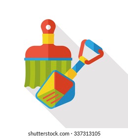 shovel flat icon