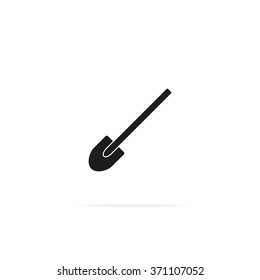 Shovel flat icon.