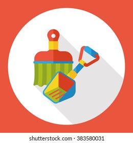 shovel flat icon