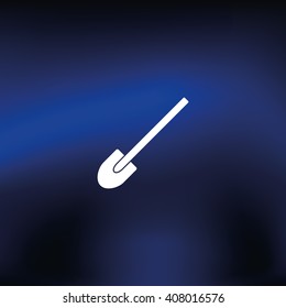 Shovel flat icon.