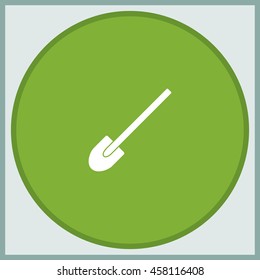 Shovel flat icon.