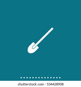 Shovel flat icon.