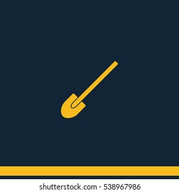 Shovel flat icon.