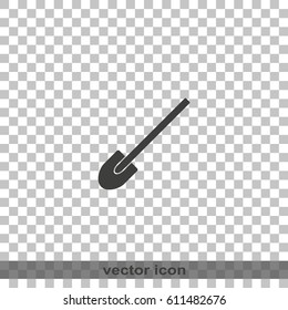 Shovel flat icon.