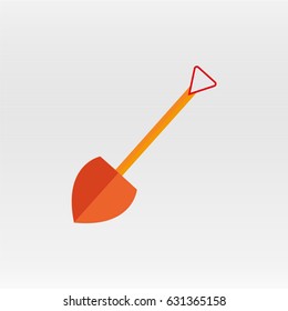 shovel flat icon
