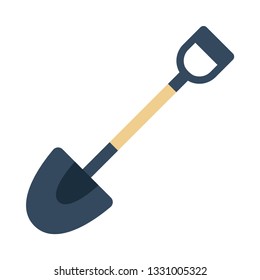 Shovel flat icon.You can be used shovel icon for several purposes like: websites, UI, UX, print templates, presentation templates, promotional materials, web and mobile phone apps