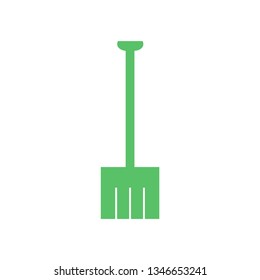 Shovel flat icon vector