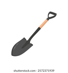Shovel Flat Icon, Vector illustration