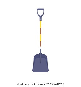 Shovel Flat Illustration. Clean Icon Design Element on Isolated White Background