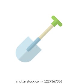 shovel flat vector icon