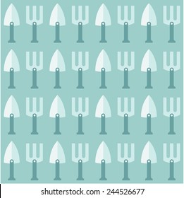 shovel garden seamless background