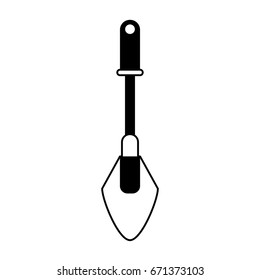 shovel gardening tool icon image 