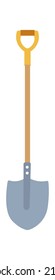 Shovel gardening tool. Vector illustration