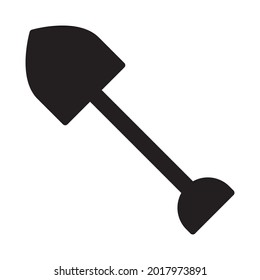 shovel Glyph Style vector icon which can easily modify or edit 
