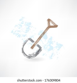 shovel grunge icon