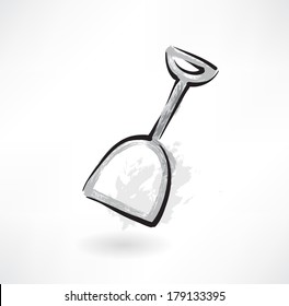 shovel grunge icon