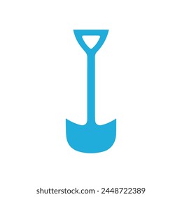 Shovel handel icon. Illustration vector color design.