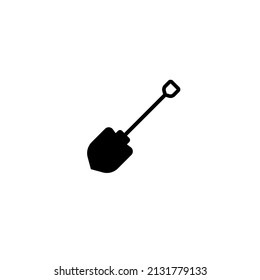 Shovel Ico. Gardening vector illustration. Construction equipment sign and symbol.n
Illustration symbol of isolated vector glyph