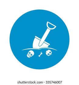 Shovel icon. 