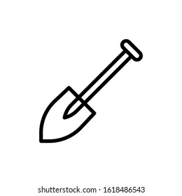 Shovel icon from beach icon pack