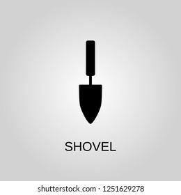 Shovel icon. icon. Shovel concept symbol design. Stock - Vector illustration can be used for web